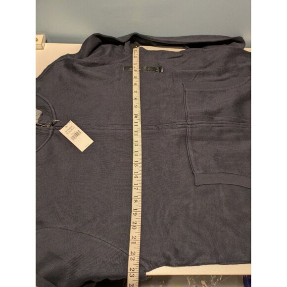 Banana Republic Full Zip Men's Large Blue Warm Sweater Cardigan - Picture 6 of 7